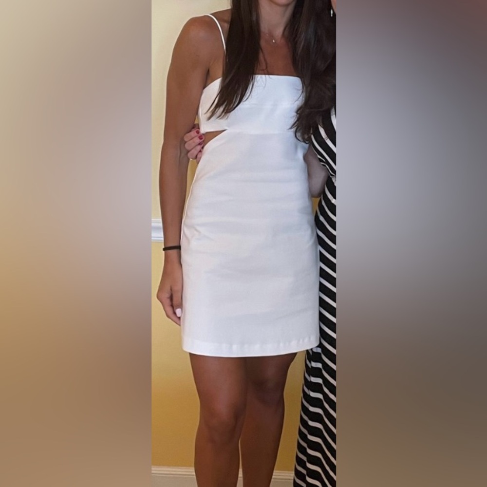 Zara Strapless White Dress